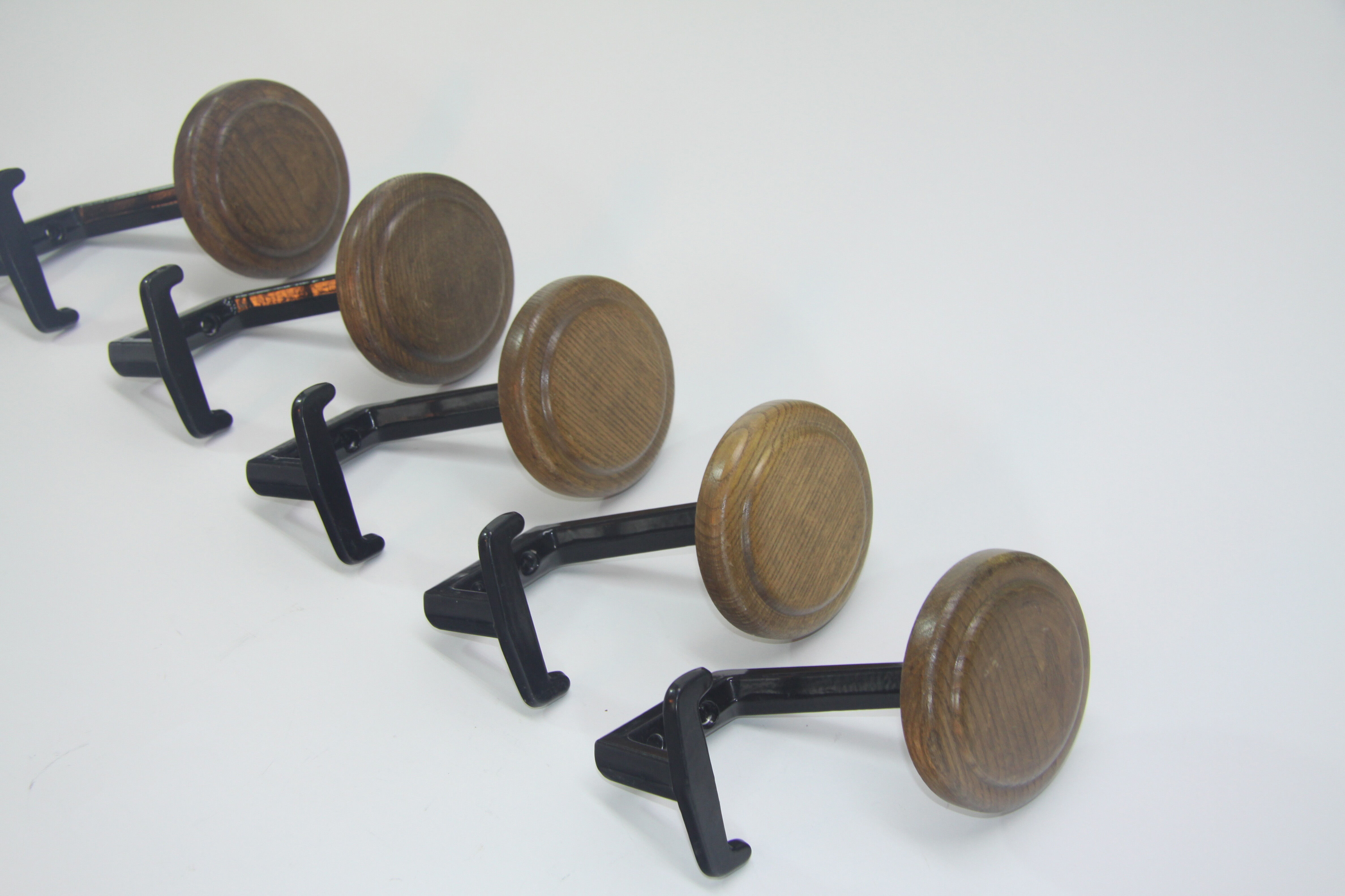 Set of 5 metal coat hooks, wall hook.