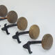 Set of 5 metal coat hooks, wall hook.