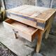 Old butcher's bill in solid beech