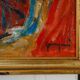 Contemporary Painting, French Artist, Matisse Style Odalisque