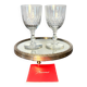 2 verres à eau Baccarat m. Richelieu