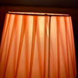Lampe céramique, câble 2m tissu, abat-jour rubans
