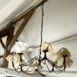 Large wrought iron chandelier