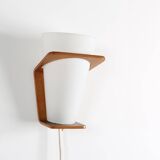 Applique NX 41 de Louis Kalff pour Philips en contreplaqué de teck courbé, 1959
