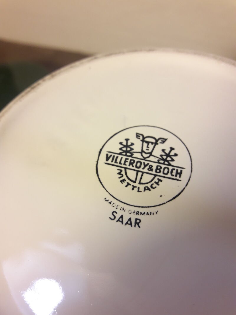 Pot à épices céramique Villeroy et Boch Mettlach Sarburg, Allemagne