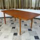Danish extending teak dining table, 1960s