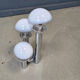 Vintage glass globe table lamp by Mazzega, 1970s