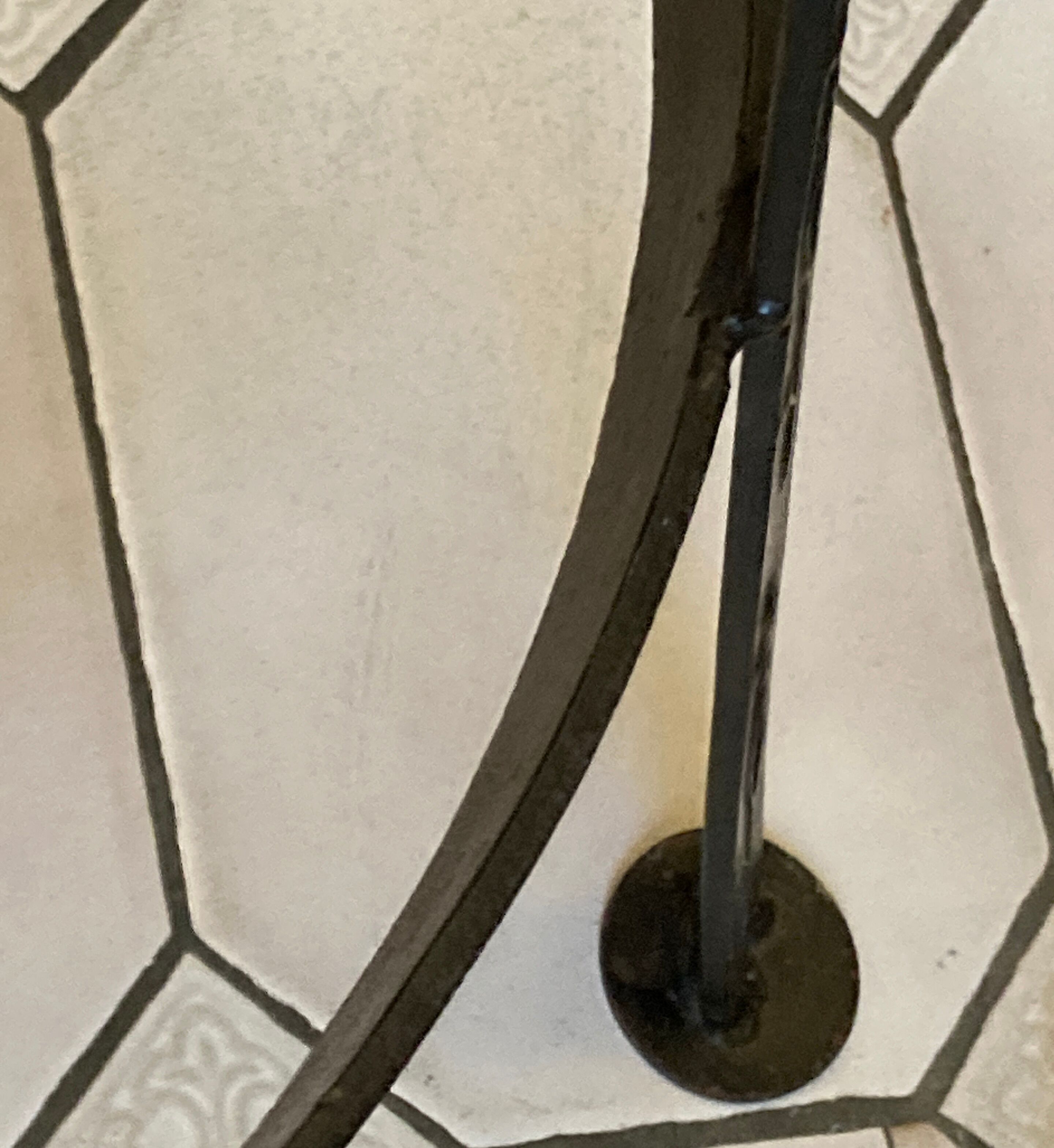 Atypical industrial furniture riveted sphere