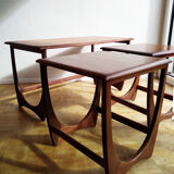 Pull-out tables in teak - G Plan - 1960s