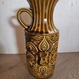 Ocher Bay ceramic vase (West Germany)