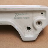 Etagère murale Art déco en porcelaine blanche