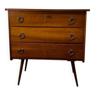 Vintage wooden mini chest of drawers