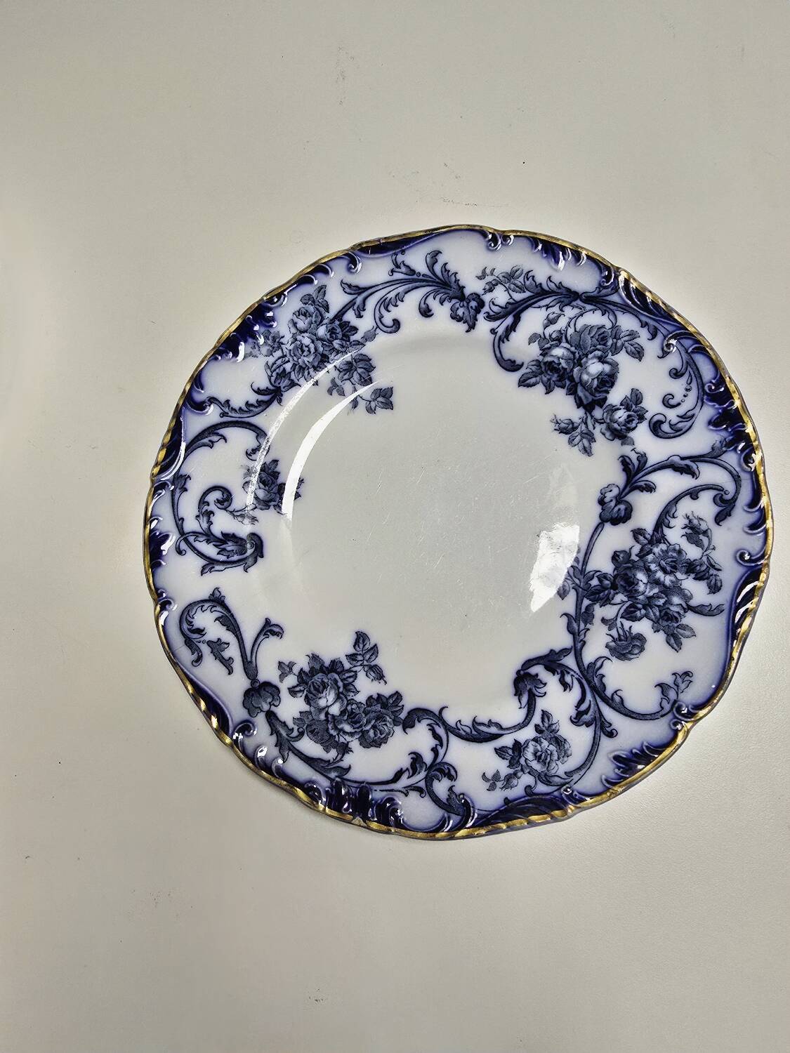 Cauldon England pottery plate numbered