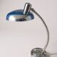 Vintage chrome desk lamp by Giovanni Michelucci for Lariolux