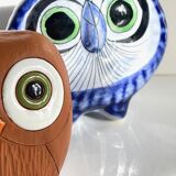 Vintage Handmade Ceramic Owls