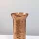 Anthroposophical hand hammered metal vase
