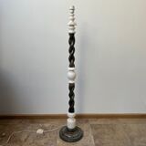 Pair of Swedish Mid-Century Marble Floor Lamps