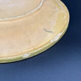 Large decorative glazed ceramic dish – solar motif, 1960s–1970s