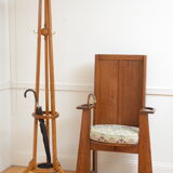Arts and Crafts oak hall stand