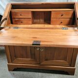 Bureau de pente en merisier blond