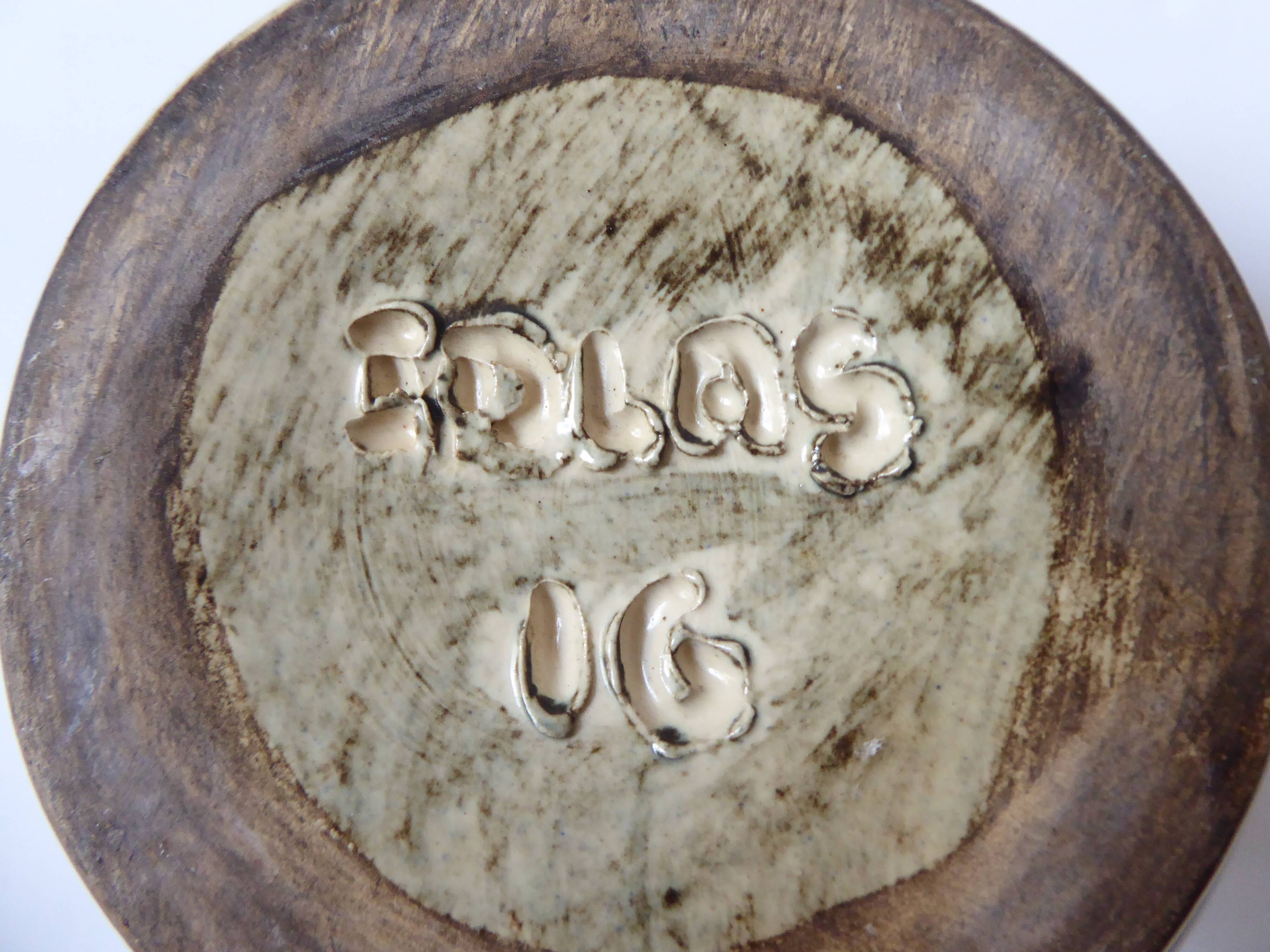 Signed pitcher in Ceramics from the 50s