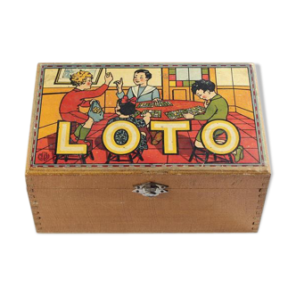 Vieille boite de Loto datant des années 50