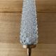 Brass and chiseled glass wall light