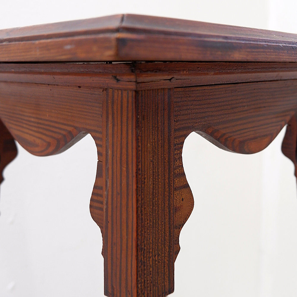 Antique wooden stool - Art Nouveau style