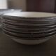 English speckled ceramic dessert set (main course and ramekins) Johnson Brothers - 1970s