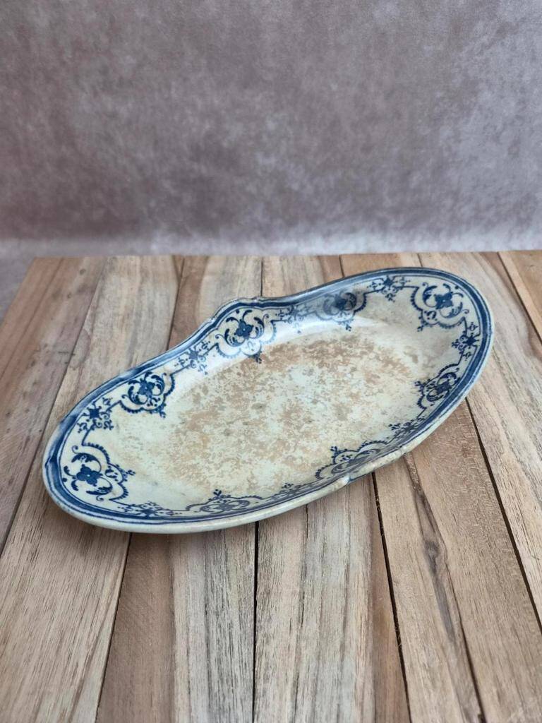 Old Ravier Jules Veillard Bordeaux Moustier decoration – Ironstone 19th century