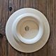 Vintage Salins iron earth compote dish with Louis XVI garlands