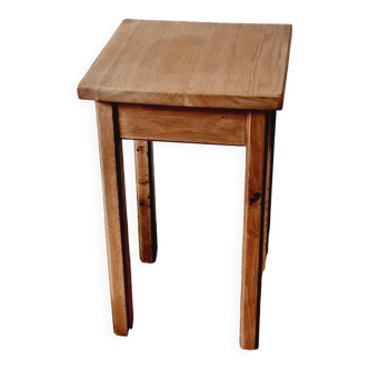 Tabouret ancien bois brut