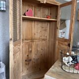 Renovated wooden wardrobe