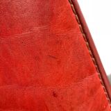 Mid-century leather floor lamp by Jacques Adnet for Valenti, Spain, 1960s.