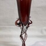 Vase en verre soufflé