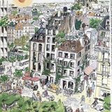 Poster of ecologist candidates René DUMONT / Brice LALONDE with Friends of the Earth in Paris 1976