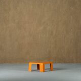 Orange Amanta coffee table by Mario Bellini for B&C Italia, Italy, 1970s