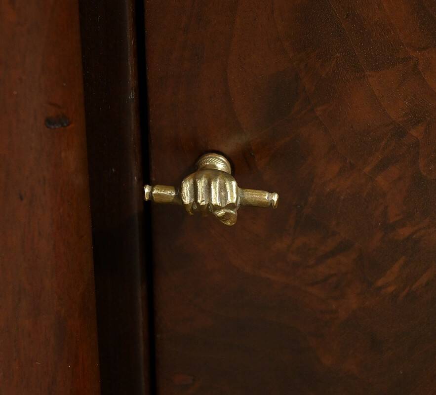 Small Mahogany Cabinet, Empire Period – Early 19th Century