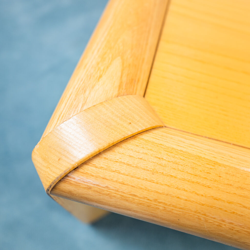 Coffee table maple wood design 1970s