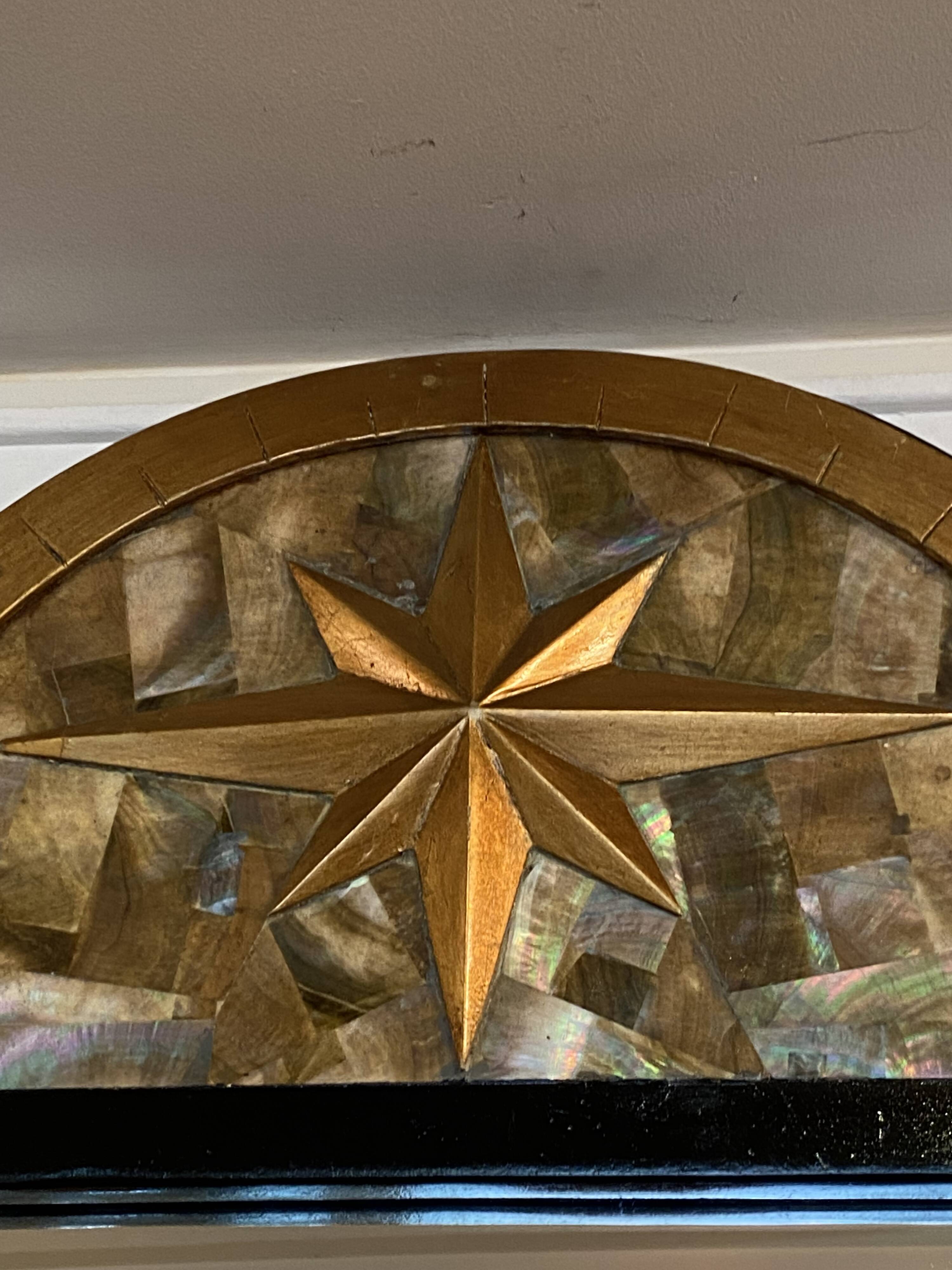 Tahitian mother-of-pearl mirror - 1940s