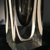FLAVIO POLI for SEGUSO Vetri d'arte, Multi-layered glass vase, Murano, circa
