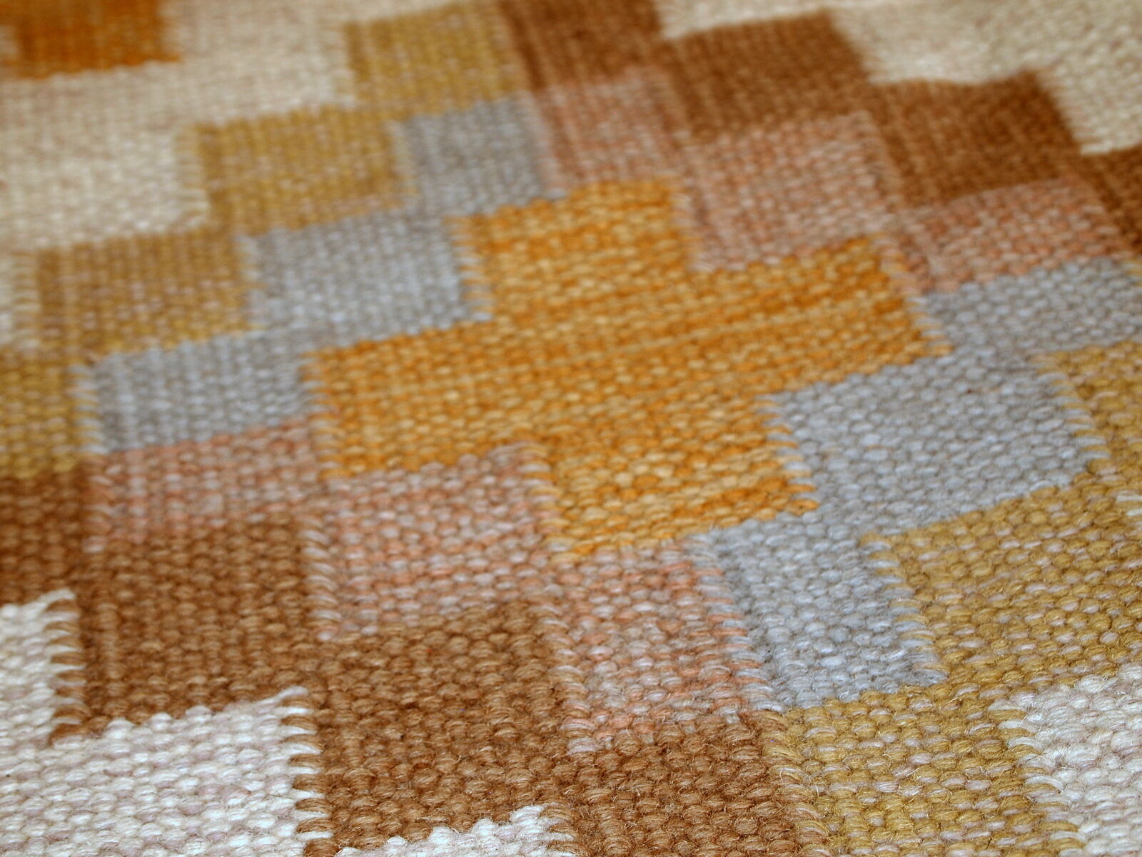 Vintage Persian Ardabil handmade carpet 200cm x 285cm 1960s, 1C669