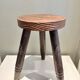 Brutalist tripod stool cottage farmhouse