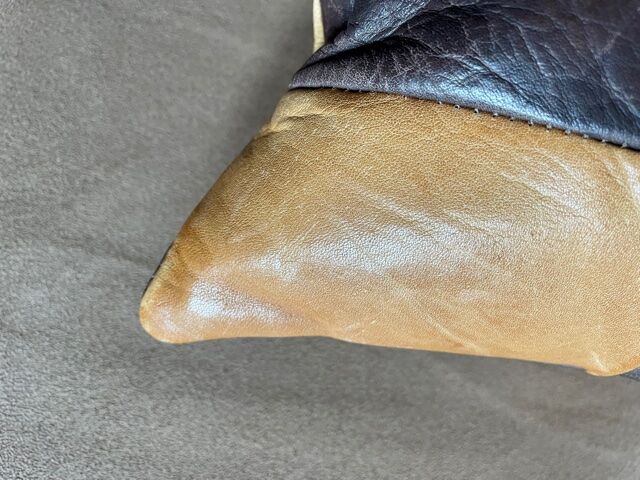 Leather cushion 1960/1970