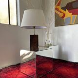 1950s wooden table lamp