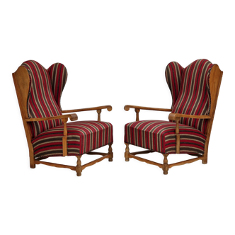 1960s, vintage danish, pair of armchair, original condition