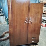 Asymmetrical art deco wardrobe