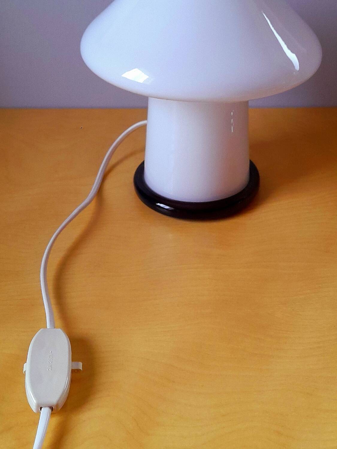 Murano glass mushroom lamp, 1970.