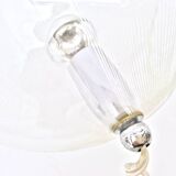 Pair of Postmodern Spheric Glass Table Lamps by Lino Tagliapietra for La Murrina