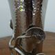 Struck metal vase